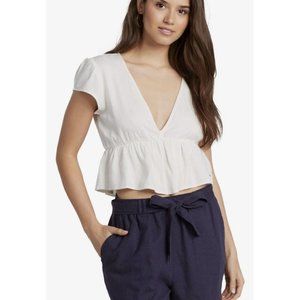 Roxy Women’s Sweet Release Top Snow White Size S